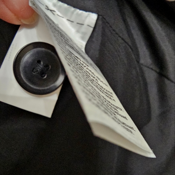 Nwot Banana Republic Dark Navy Black/White Gingham Collared Blazer - Picture 15 of 17